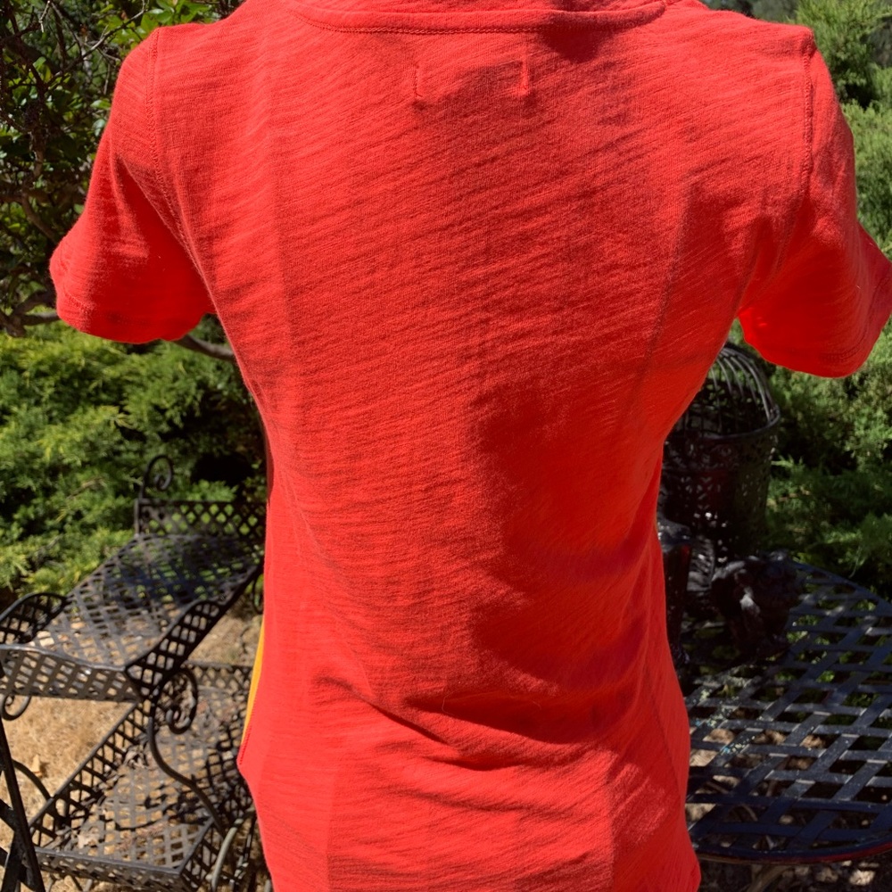 Lucky Brand Red Fitted Short Sleeve Tee in orange - Picture 5 of 8
